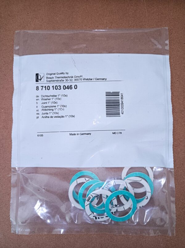 Guarnizioni Junkers 8710103046, nuove, 10 pezzi, 1 pollice.
