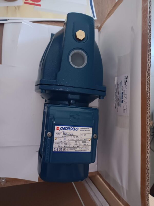 Pompa Pedrollo JSWm 1 AX, 220/230 volt 50 Hz