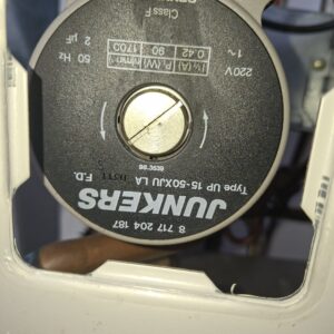 Circolatore Junkers originale usato funzionante, 8717204187, UP 15 50 X JULA, pompa.